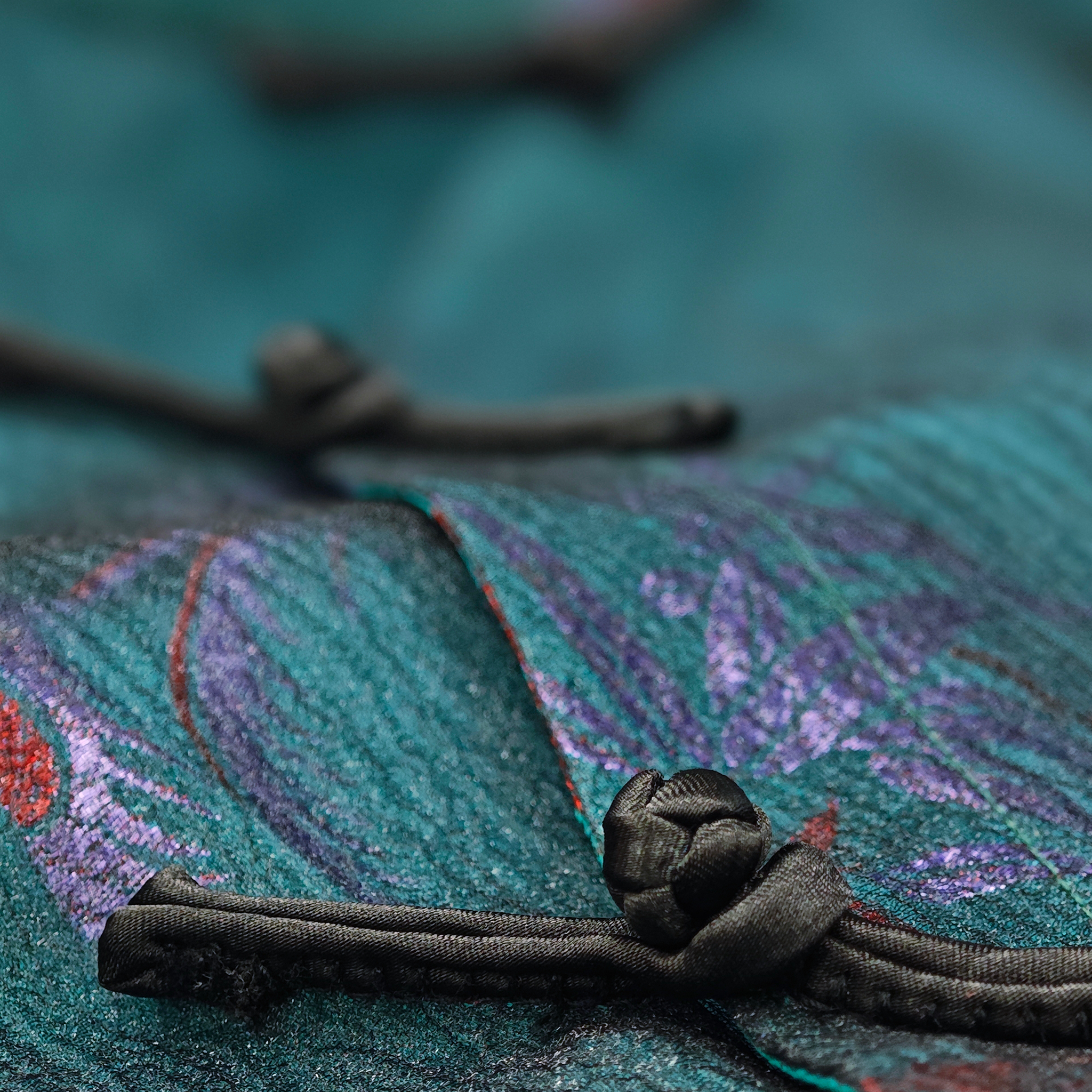 Gambiered Canton Silk Top