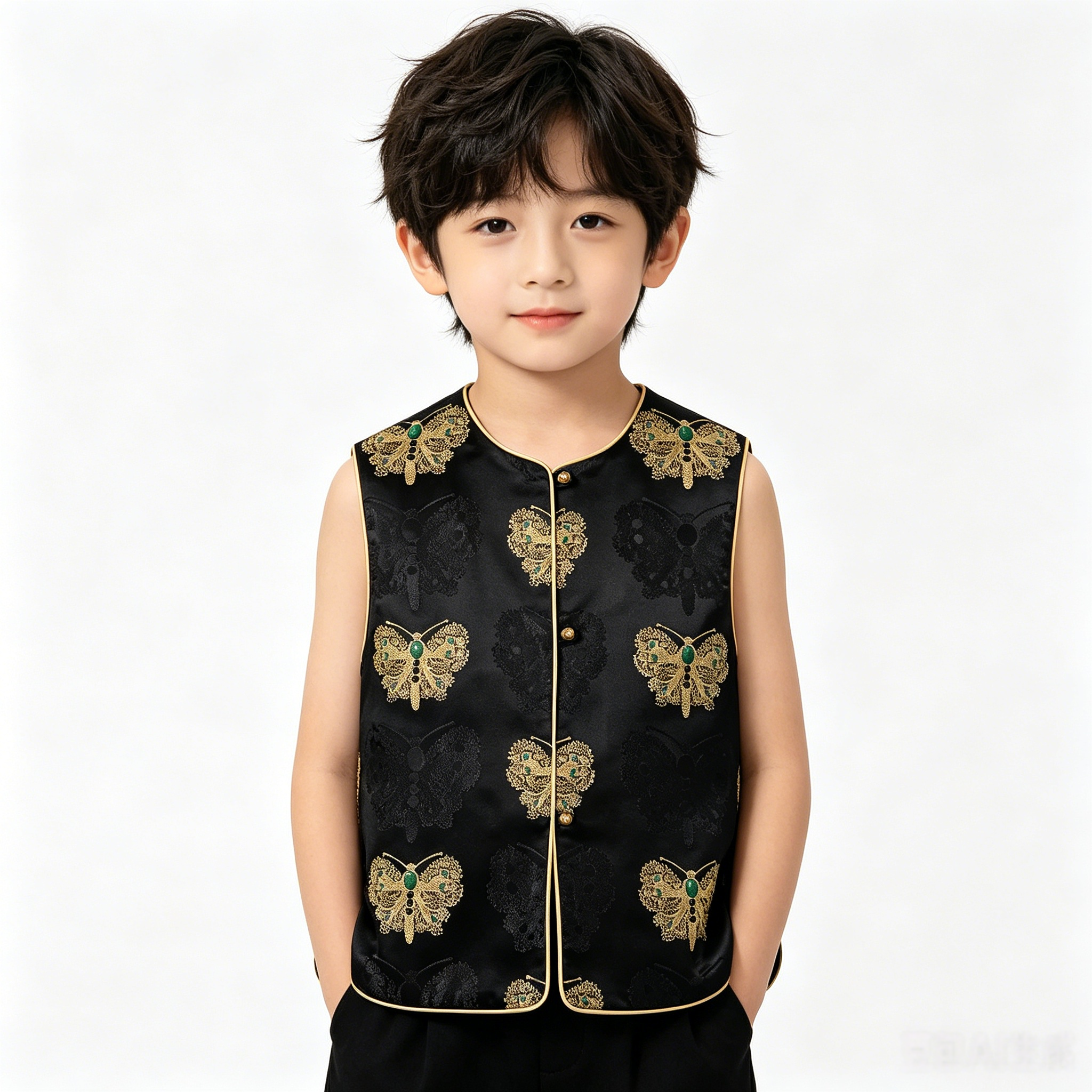 Song Brocade Childrens' Vests Collection - 大師級名品宋錦童裝背心（Unisex 男女同款）