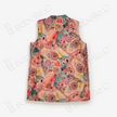 Intangible Heritage Gambiererd Canton Silk Slant-Breasted Vest Top