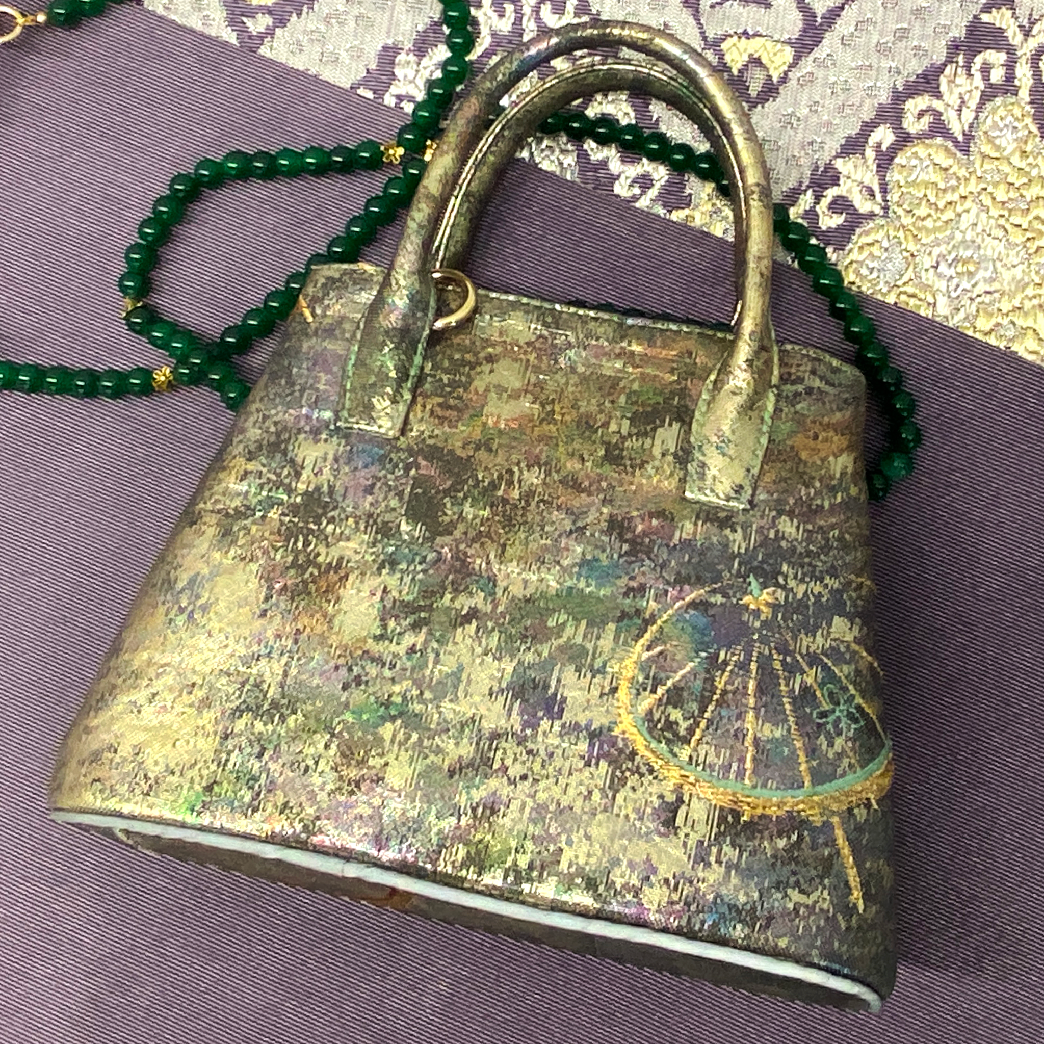 Tang Brocade bag (inside fabric silk)