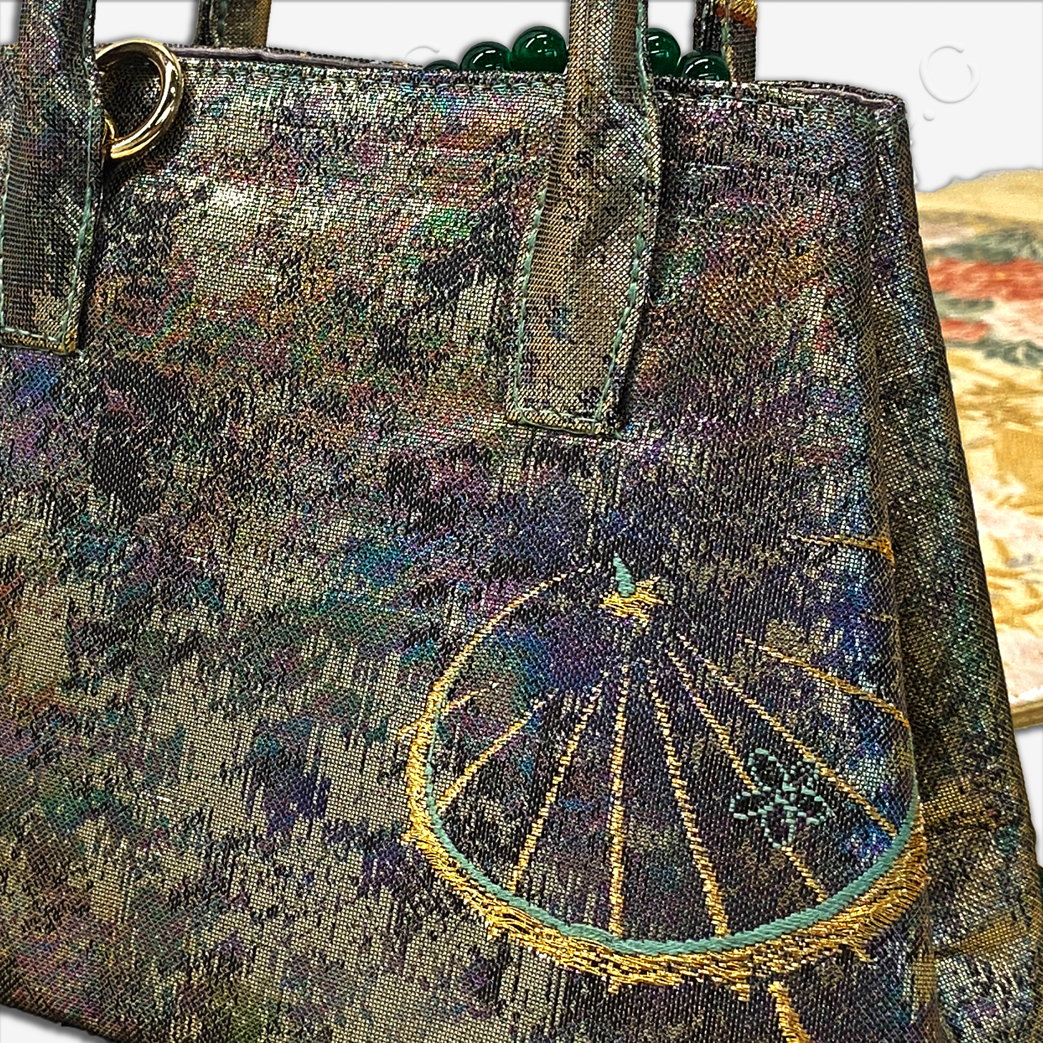 Tang Brocade bag (inside fabric silk)