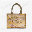 Fan-Pattern Tang Brocade Tote Bag