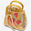 Peony Gilded Tang BrocadeTote - 「丹華鎏金」重瓣牡丹唐錦托特包