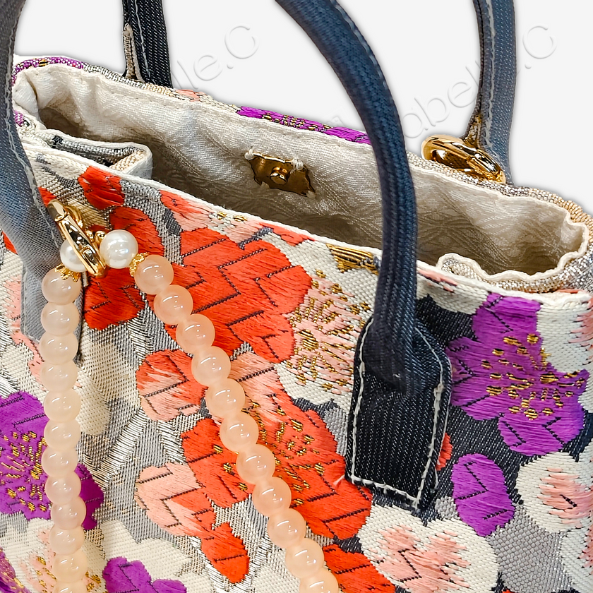 Plum Blossom Tang BrocadeTote - 「繁梅」唐錦托特包