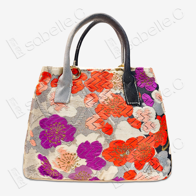 Plum Blossom Tang BrocadeTote - 「繁梅」唐錦托特包