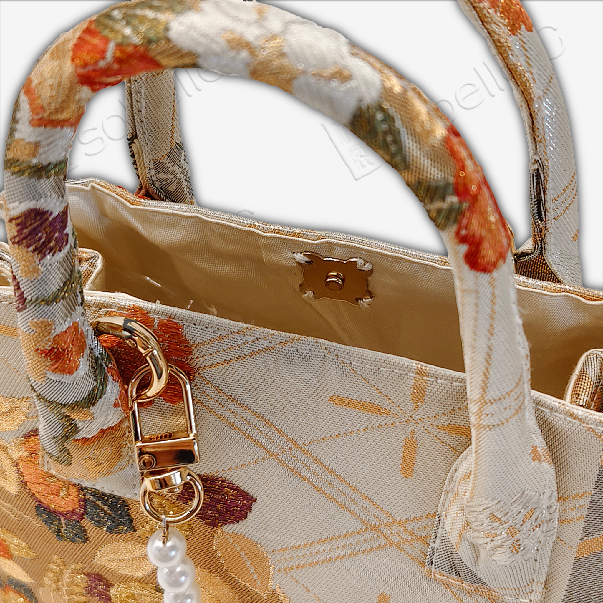 Tang Brocade bag (inside fabric silk)
