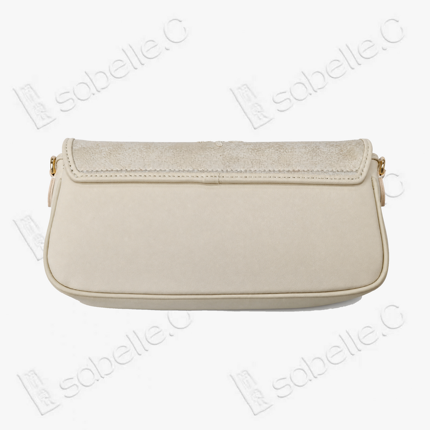 Embroidered Kesi Leather Chain Bag