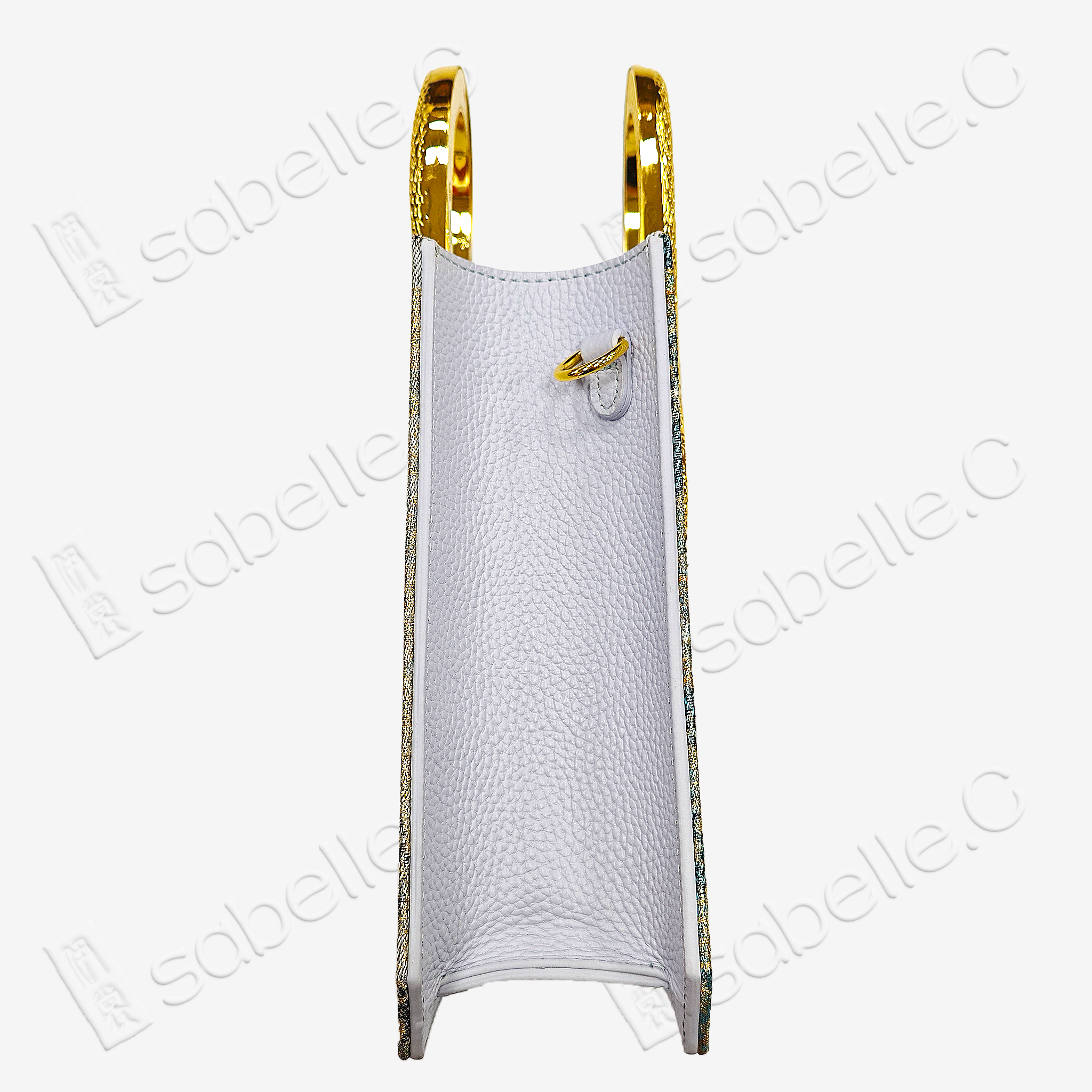 Chinese Tang Brocade Cowhide Handbag