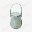 Song Brocade & Cowhide Bucket Ba