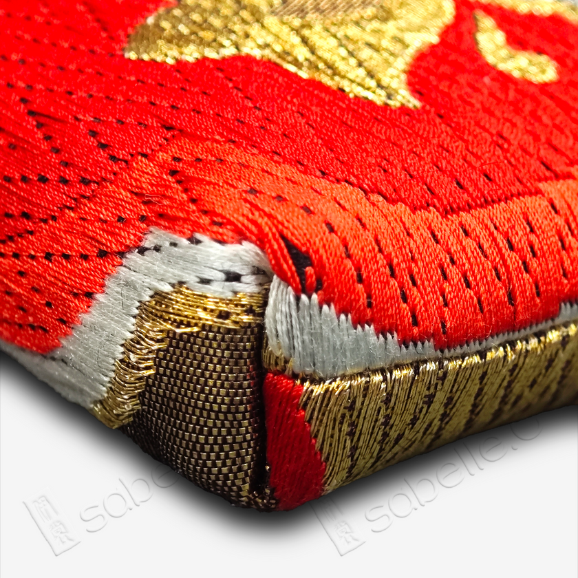 Tang Brocade Gamaguchi Clasp Pouch