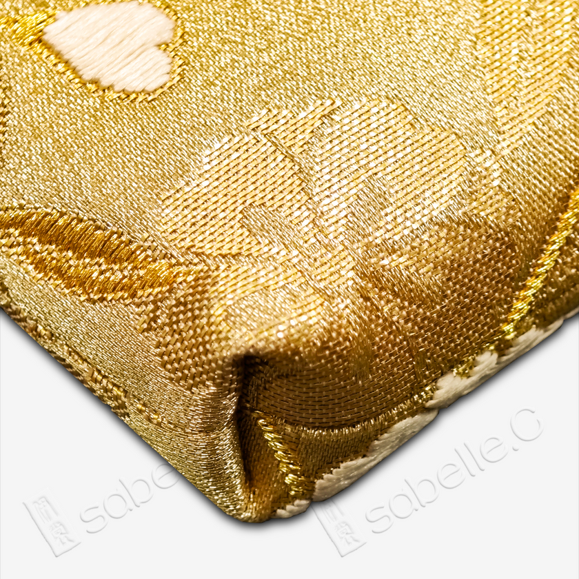 Tang Brocade Gamaguchi Clasp Pouch