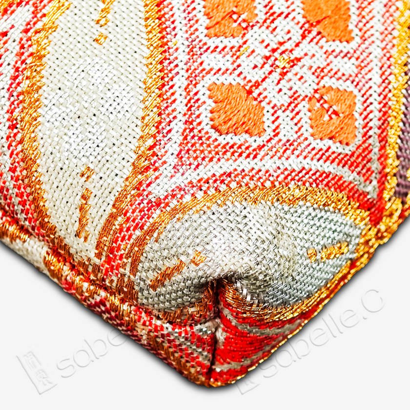 Tang Brocade Gamaguchi Clasp Pouch