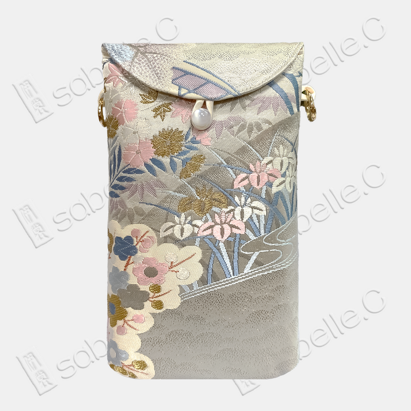 Riverside Orchid Tang Brocade Pouch -「汀蘭」唐錦斜挎包