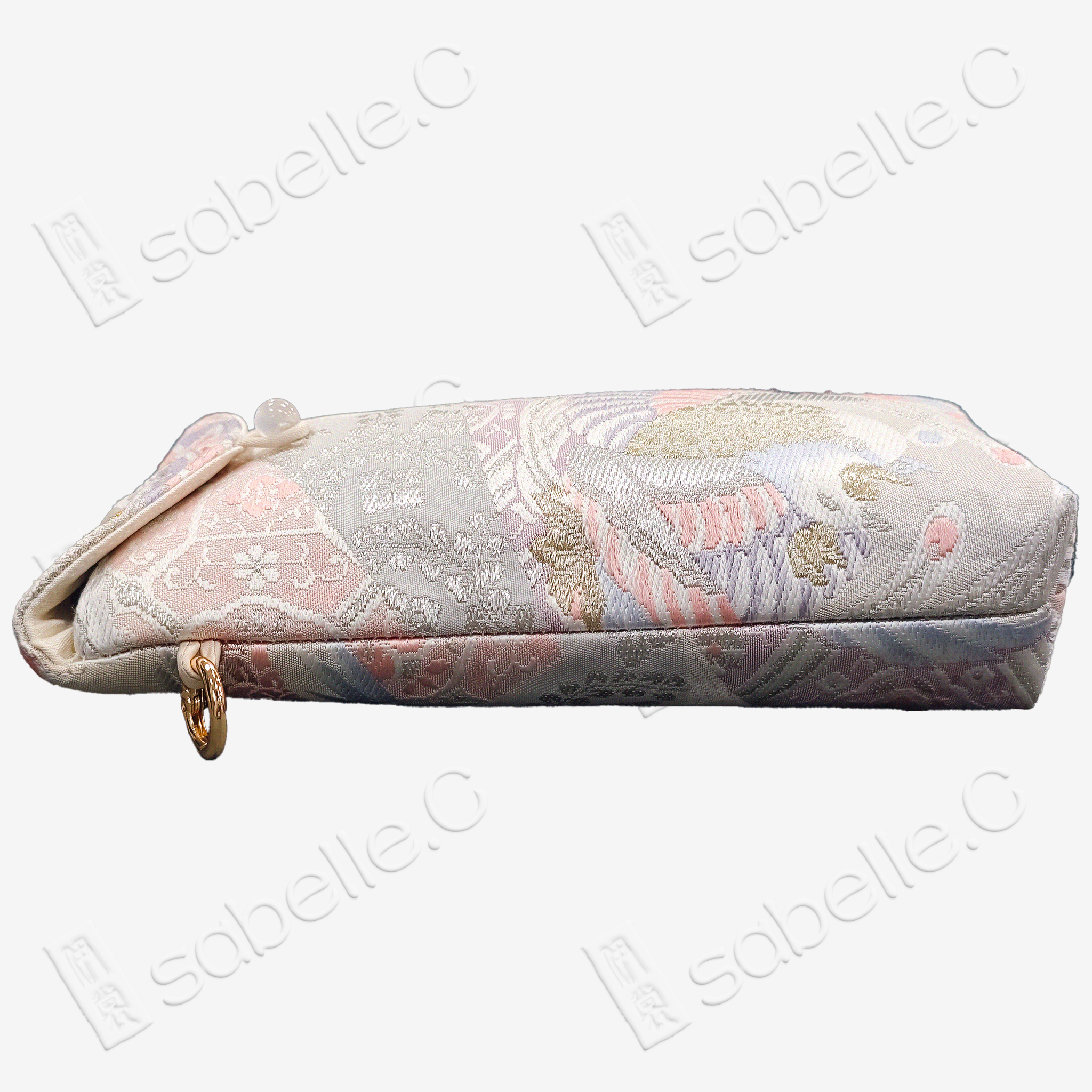Pastel Phoenix Tang Brocade Pouch -「霞綺鸞紋」唐錦斜挎包