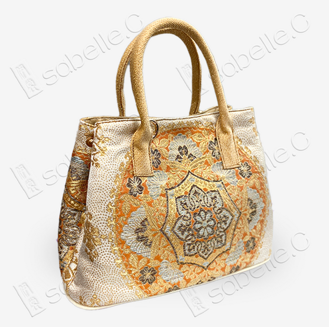 Mandala Gilded Tang Brocade Tote - 「鎏光曼華」唐錦托特包