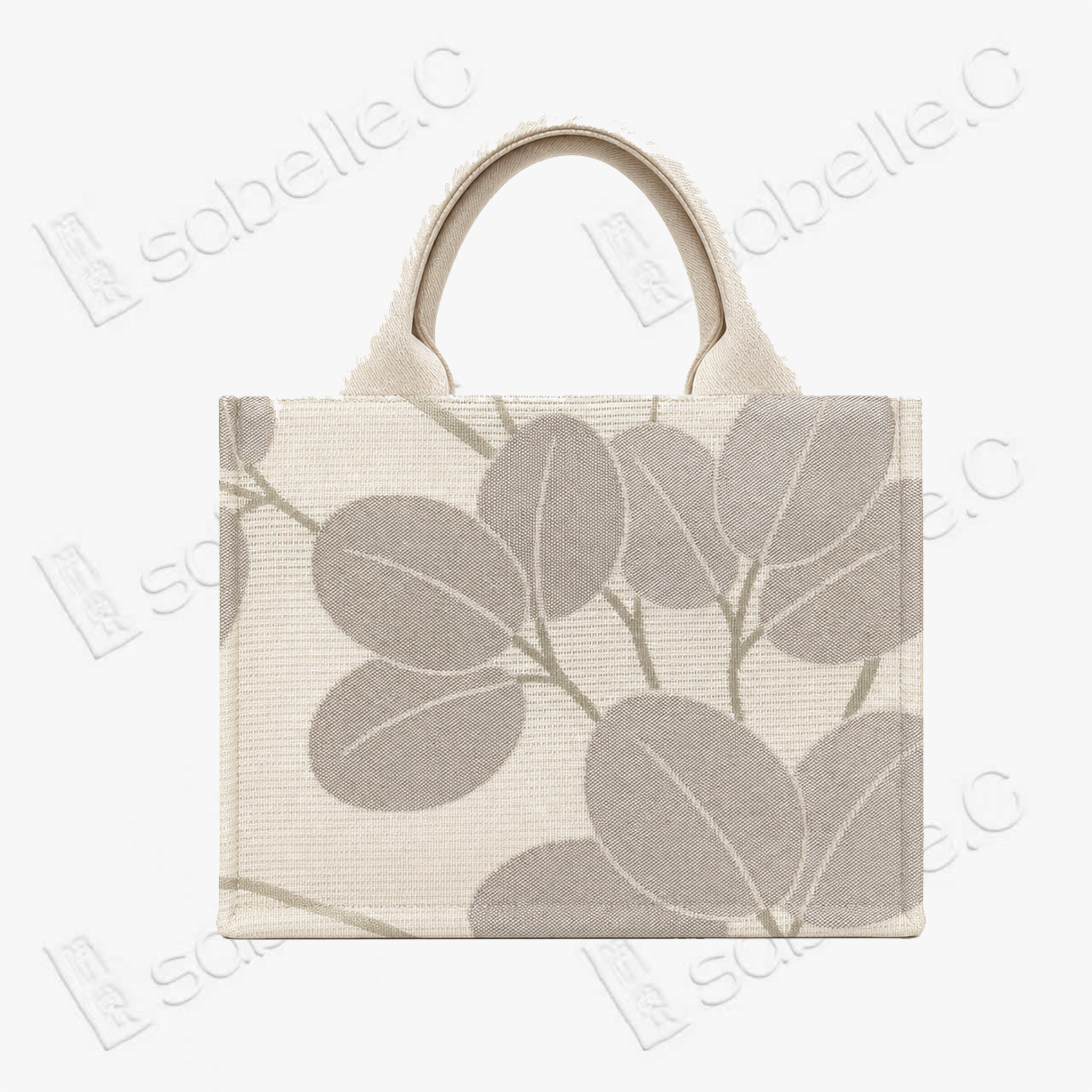 Kesi Floral‑Leaf Tote Bag - 緙絲手提包
