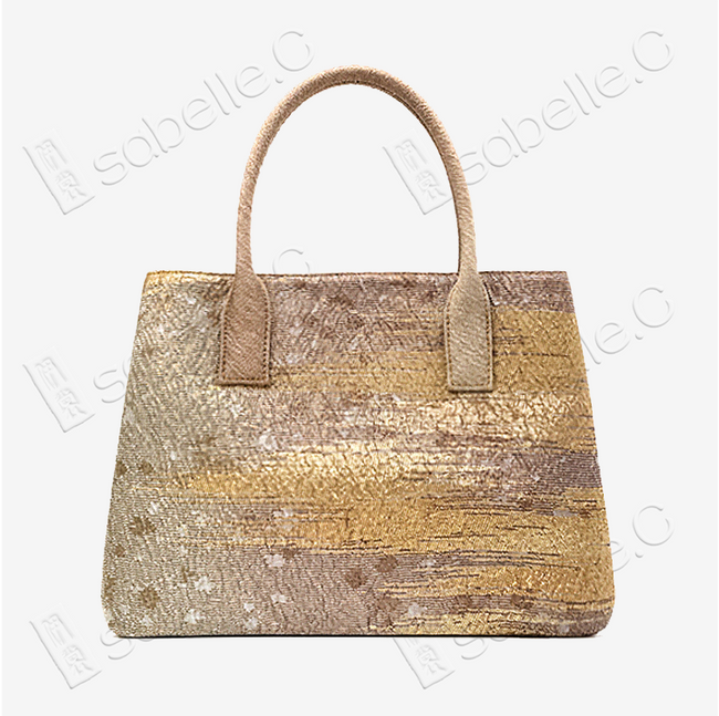 Gilded Gradient Tang Brocade Tote - 「流金歲月」唐錦托特包