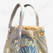 Silver Fan Peony Tang Brocade Tote - 「銀扇松華」唐錦托特包