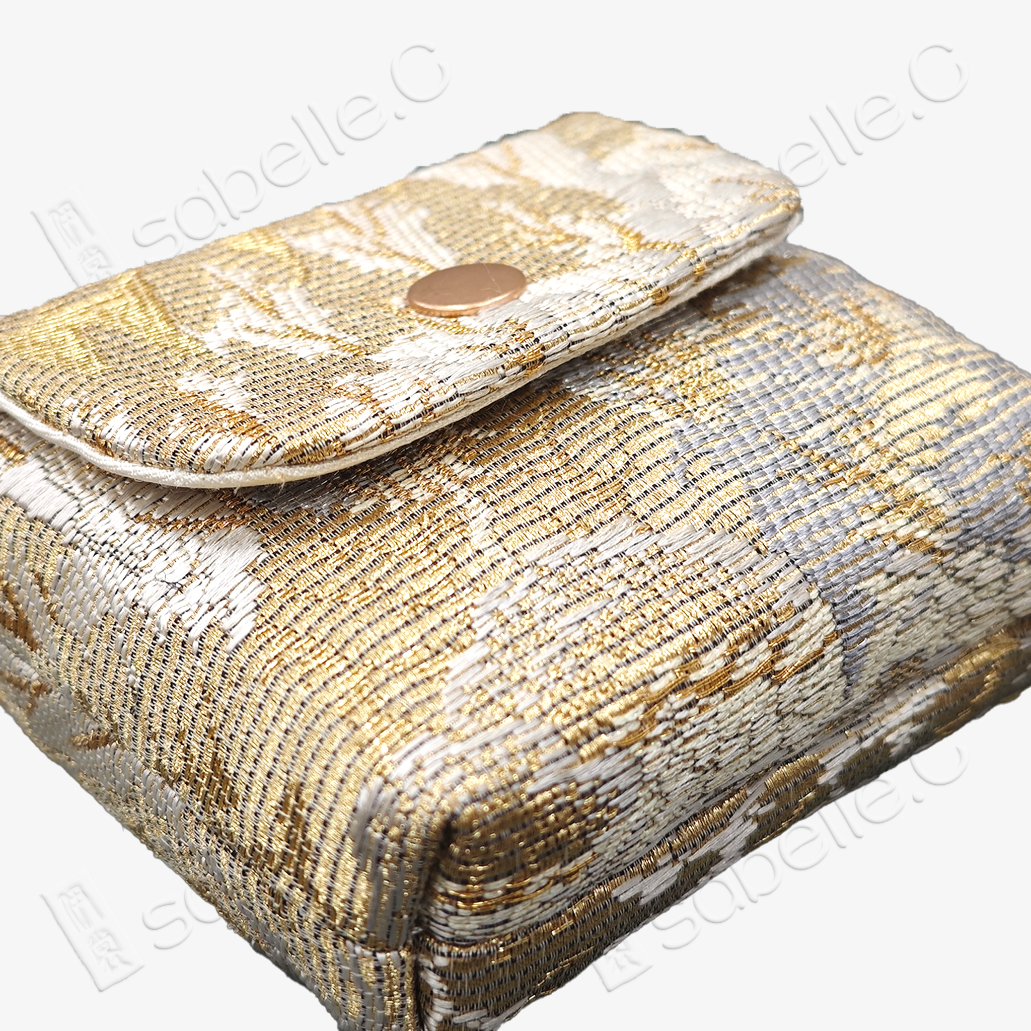 Tang‑Brocade Gilded Pouch - 唐錦收納包