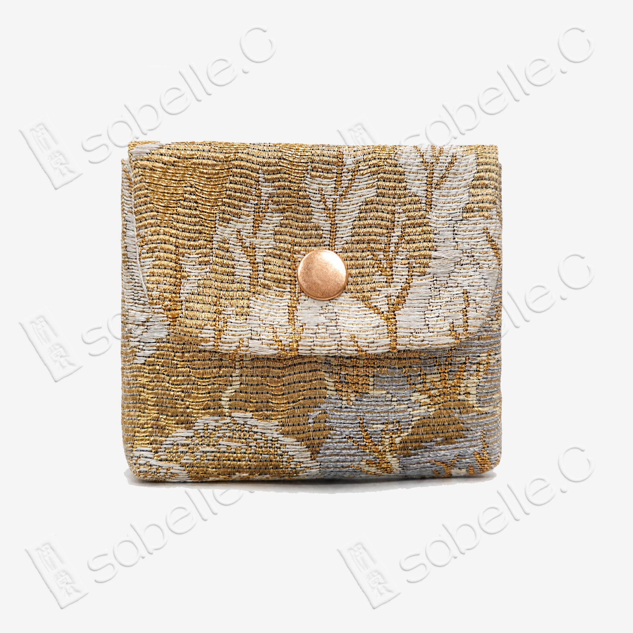 Tang‑Brocade Gilded Pouch - 唐錦收納包