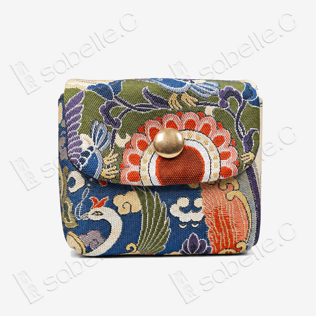 Tang‑Brocade Gilded Pouch - 唐锦收納包