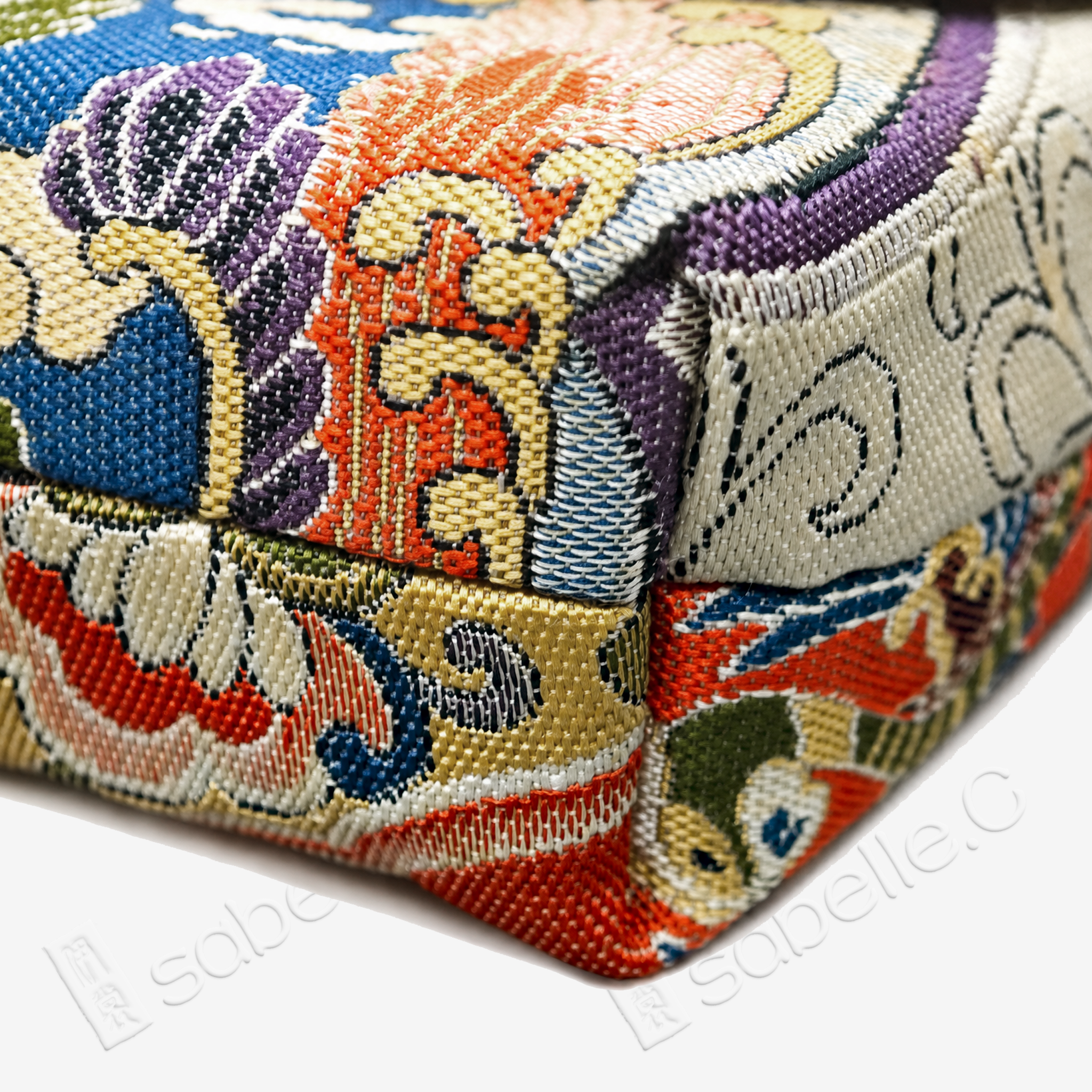 Tang‑Brocade Gilded Pouch - 唐锦收納包