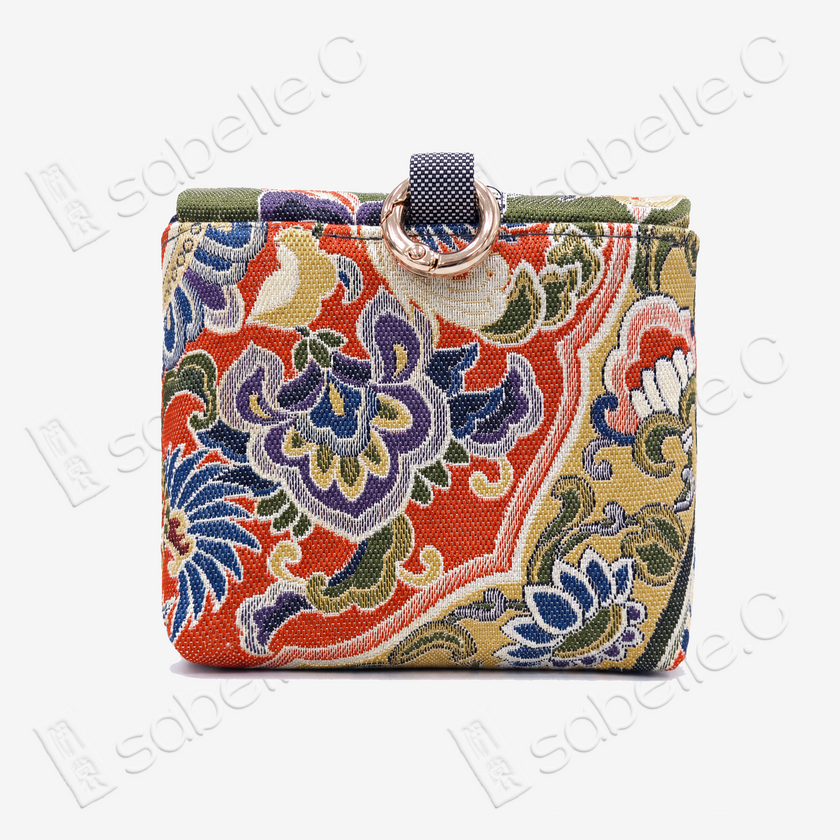 Tang‑Brocade Gilded Pouch - 唐锦收納包