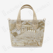 Kesi‑Tapestry Landscape Mini Tote Bag - 緙絲山水托特包