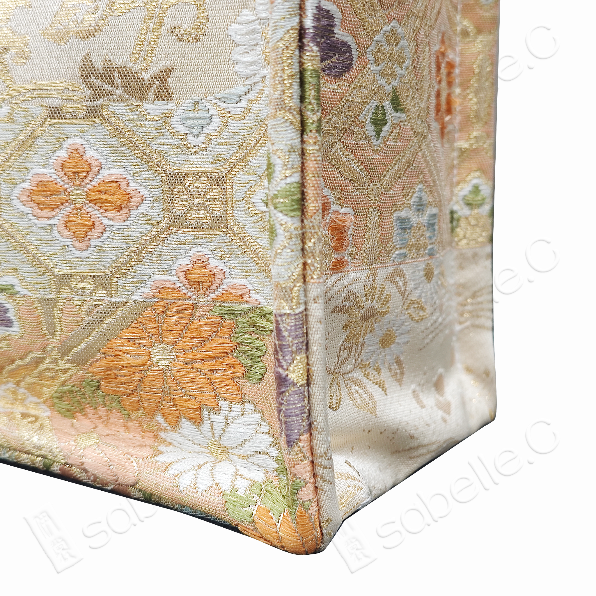 Kesi‑Tapestry Floral Tote Bag - 緙絲花卉托特包