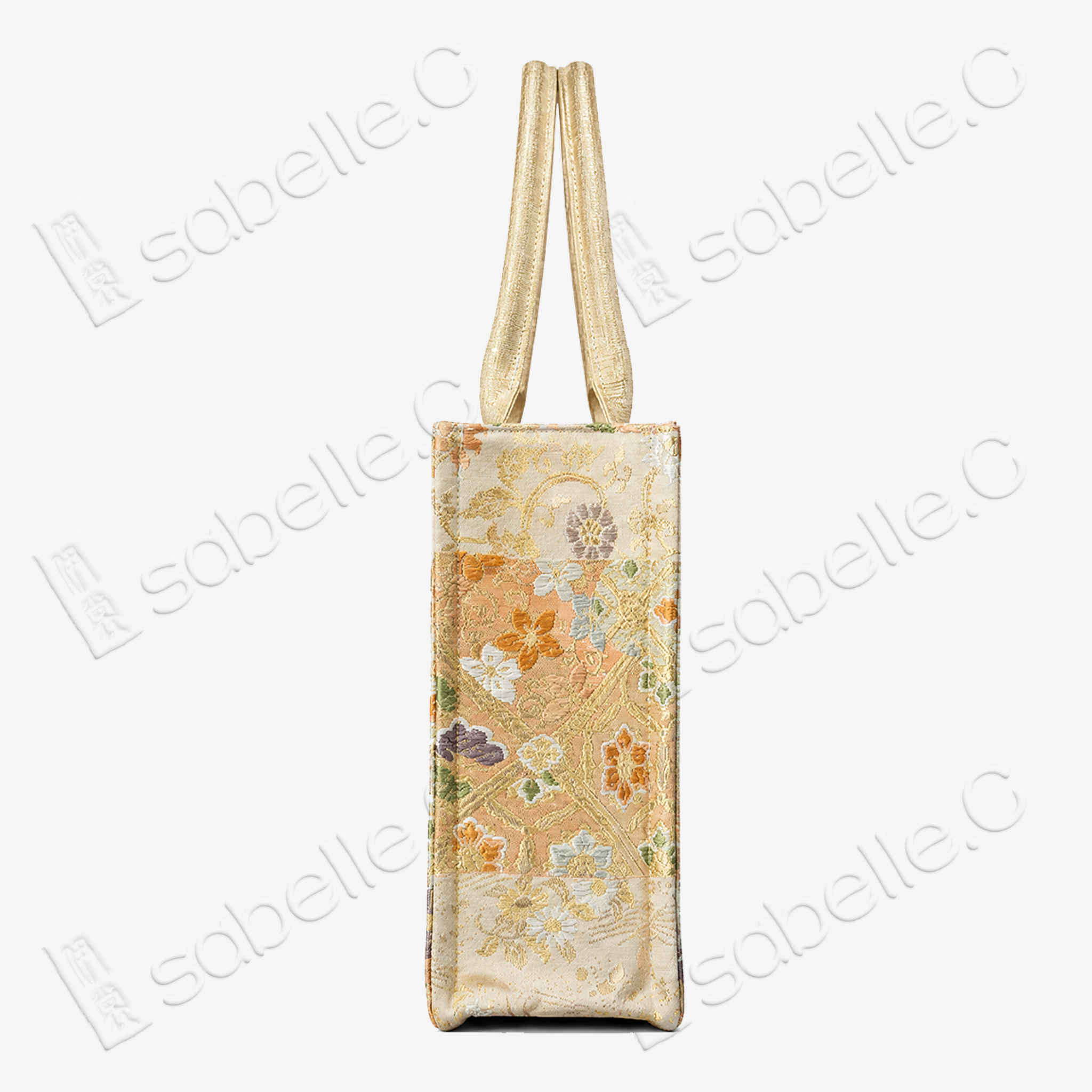 Kesi‑Tapestry Floral Tote Bag - 緙絲花卉托特包
