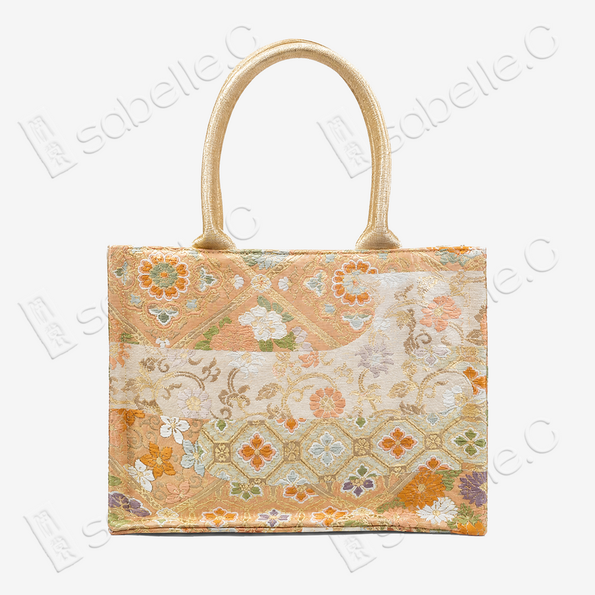 Kesi‑Tapestry Floral Tote Bag - 緙絲花卉托特包