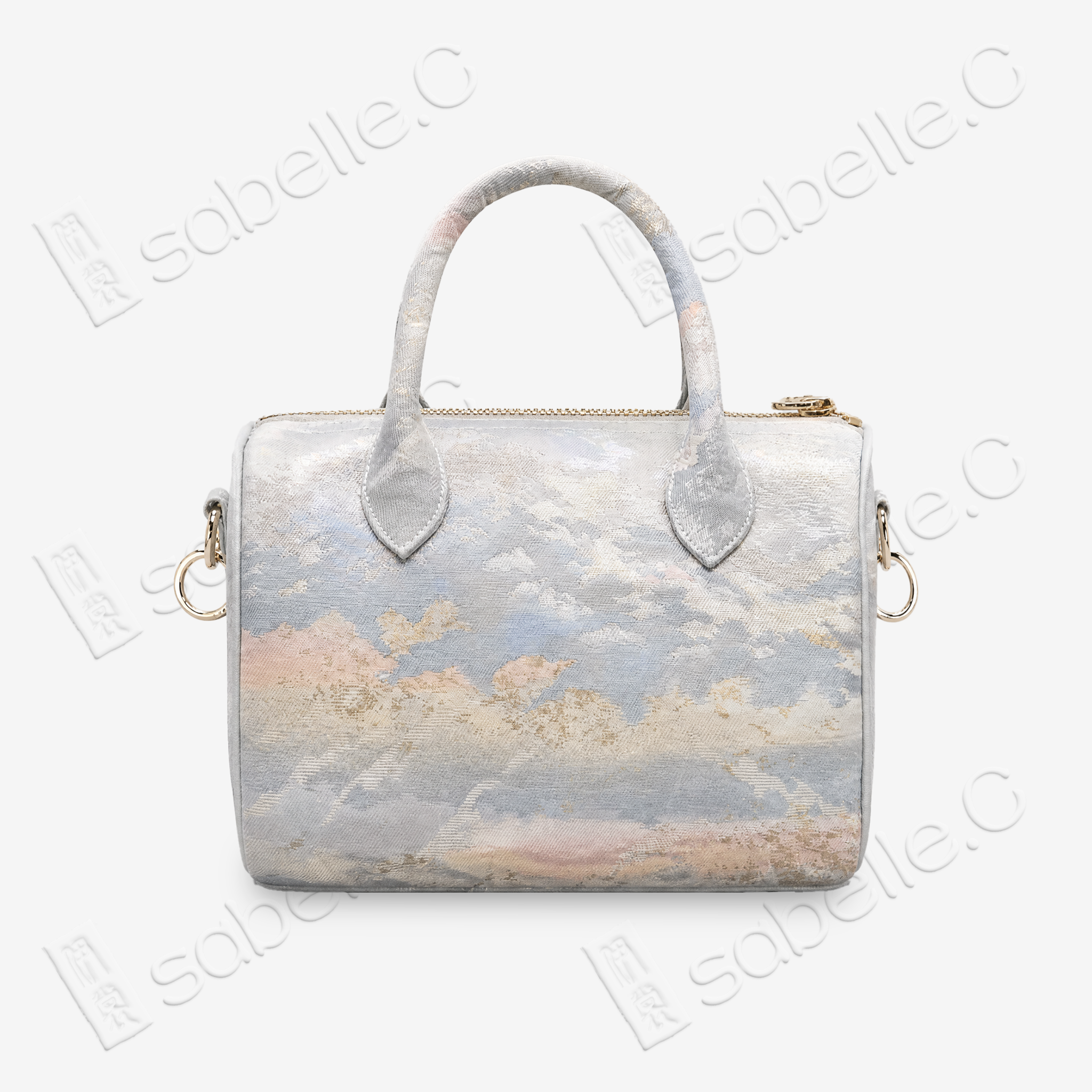 Kesi Landscape Boston Handbag - 緙絲手提包
