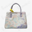 Pastel Floral Tang Brocade Tote - 「柔花」 暈染莫蘭迪色唐錦手提包
