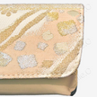 Kesi Silk & Cowhide Clutch Bag