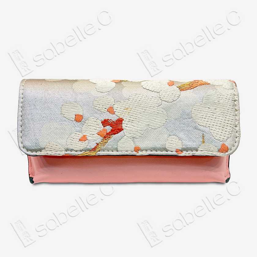 Kesi Silk & Cowhide Clutch Bag