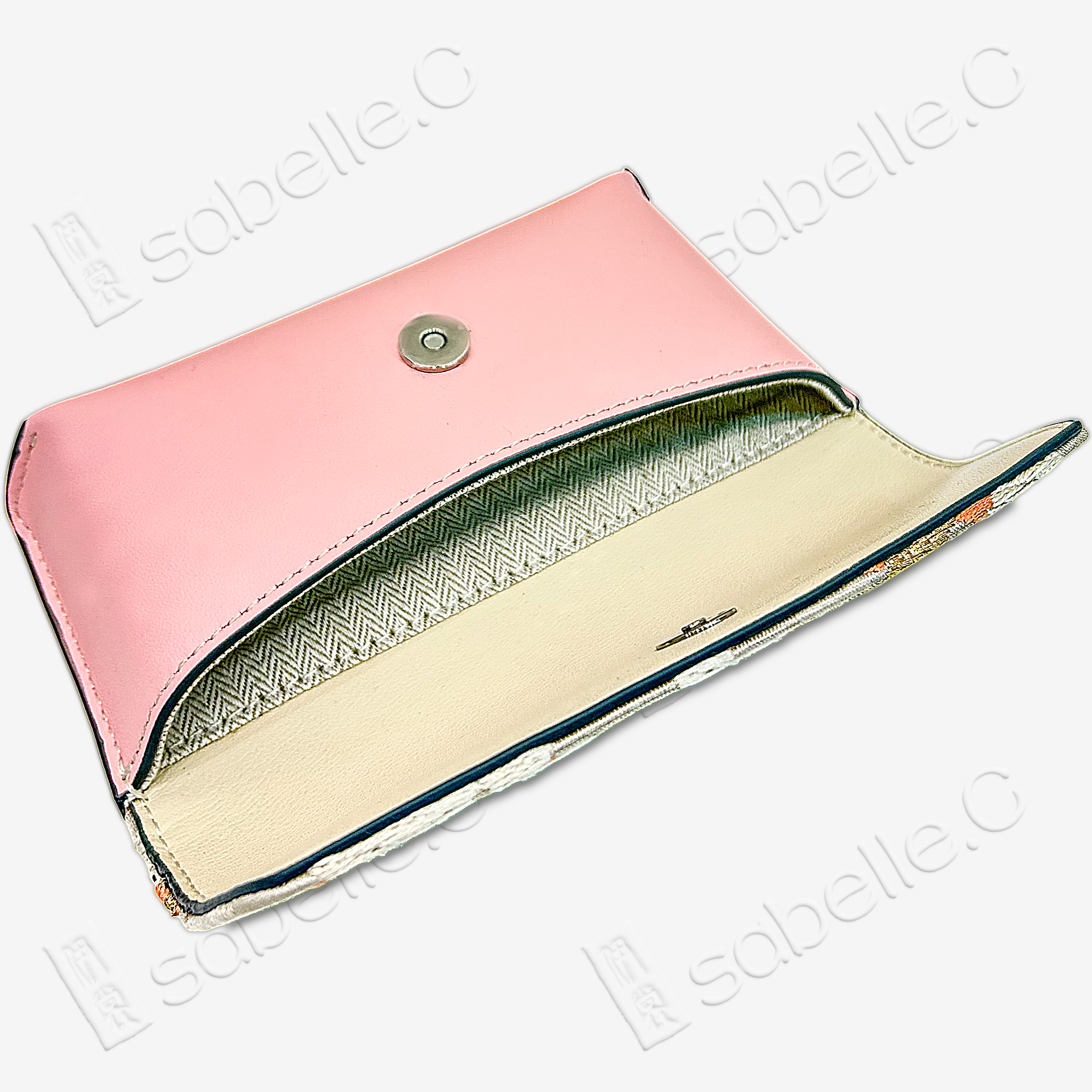 Kesi Silk & Cowhide Clutch Bag