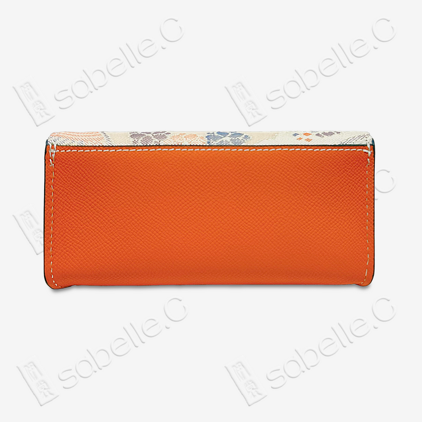 Kesi Silk & Cowhide Clutch Bag