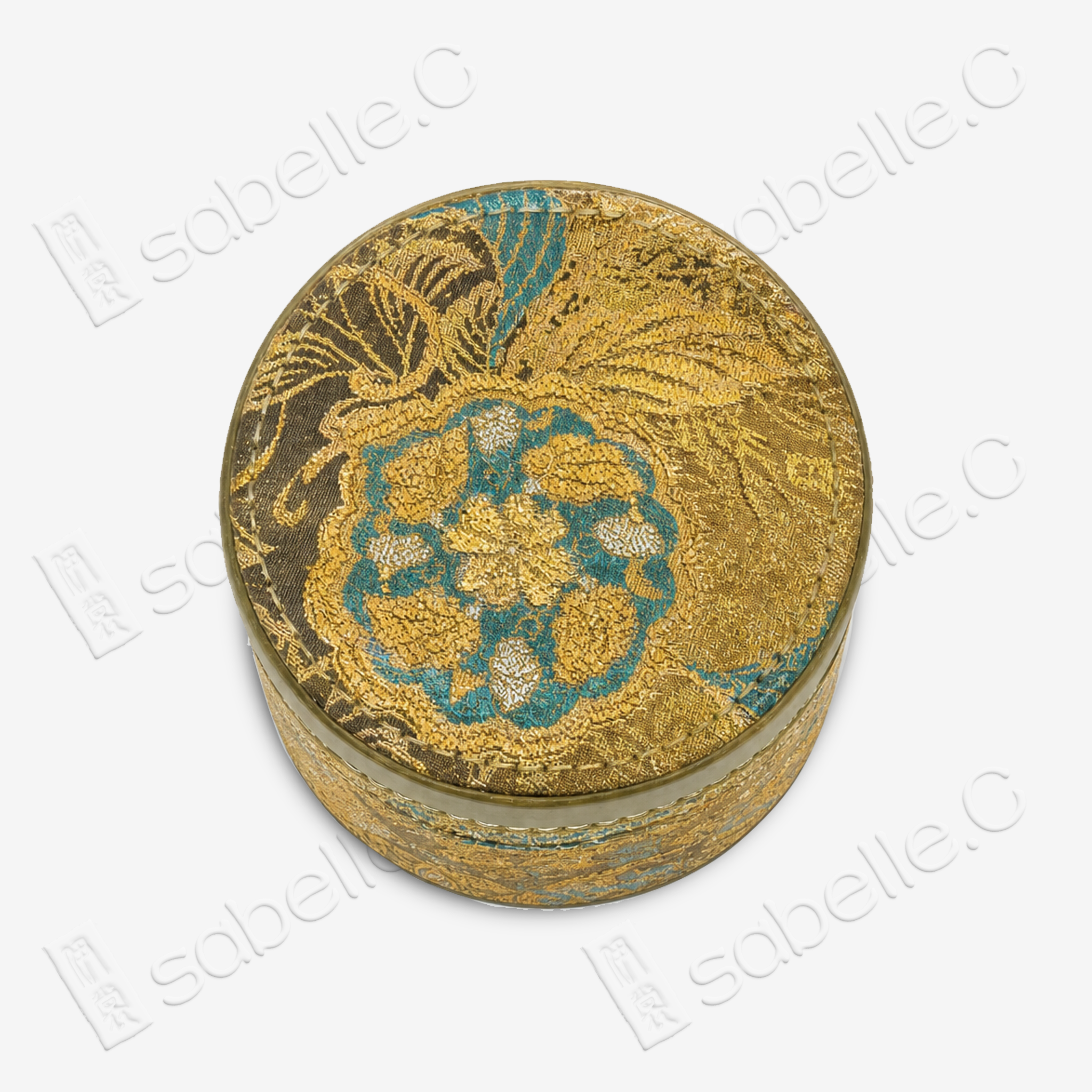 Tang Brocade Lambskin Cylinder Bag - 唐錦小羊皮圓筒包