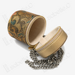 Tang Brocade Lambskin Cylinder Bag - 唐錦小羊皮圓筒包
