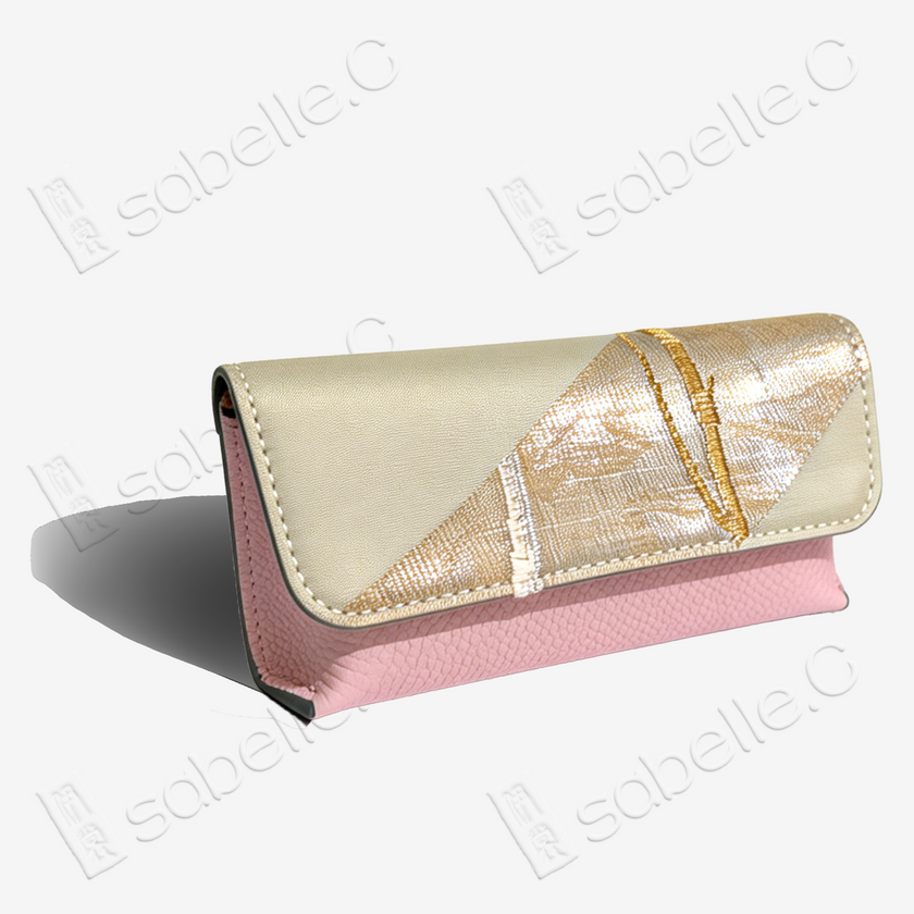 Kesi Silk & Cowhide Clutch Bag