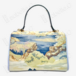 Oriental Art-inspired Landscape Pattern Mini Handbag