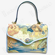 Oriental Art-inspired Landscape Pattern Mini Handbag