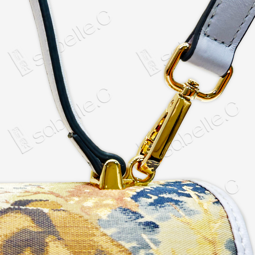 Oriental Art-inspired Landscape Pattern Mini Handbag