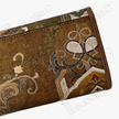 Kesi Leather‑Trim Clutch - 緙絲牛皮手拿包