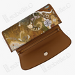 Kesi Leather‑Trim Clutch - 緙絲牛皮手拿包