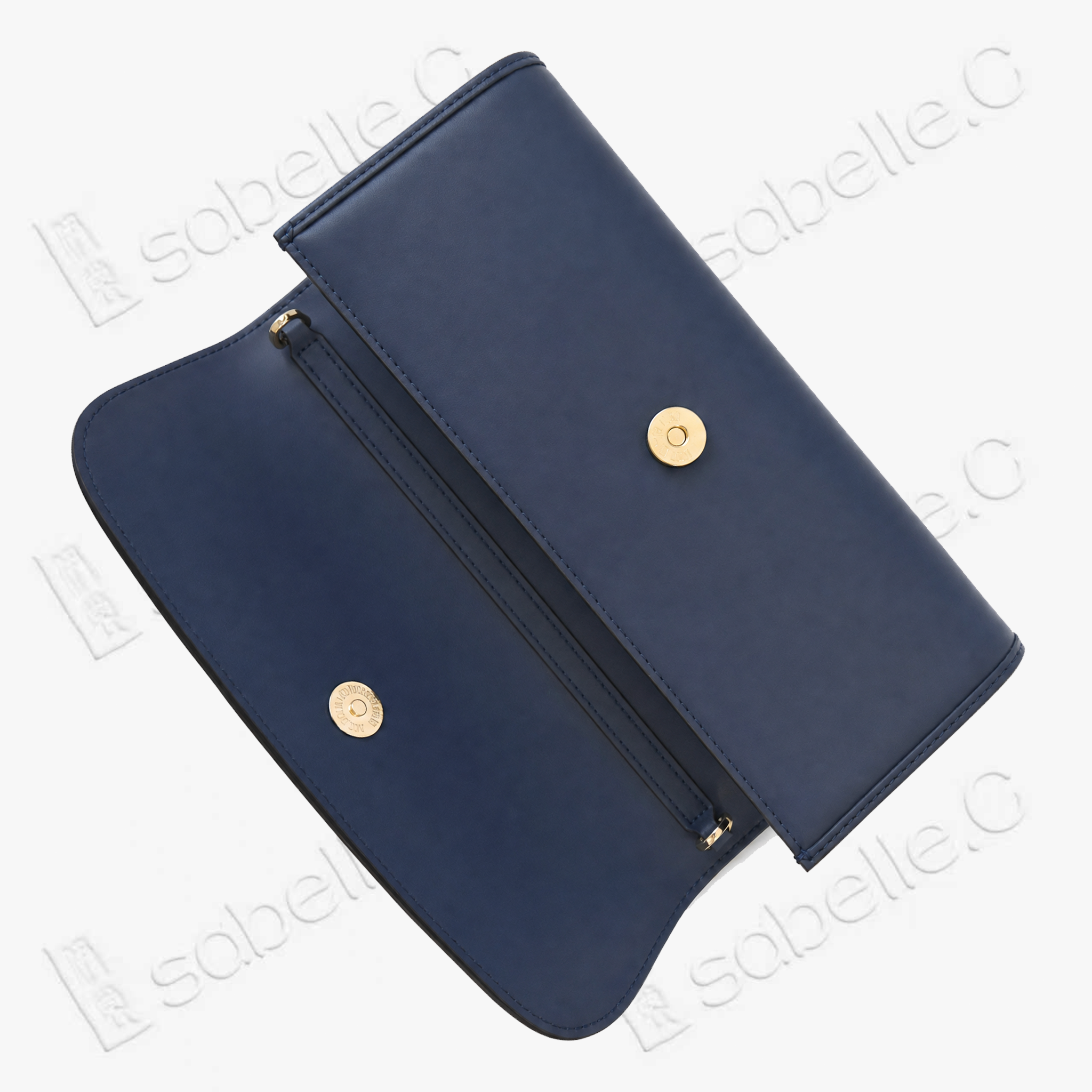 Kesi Leather‑Trim Clutch - 緙絲牛皮手拿包