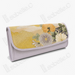 Kesi Leather‑Trim Clutch - 緙絲牛皮手拿包