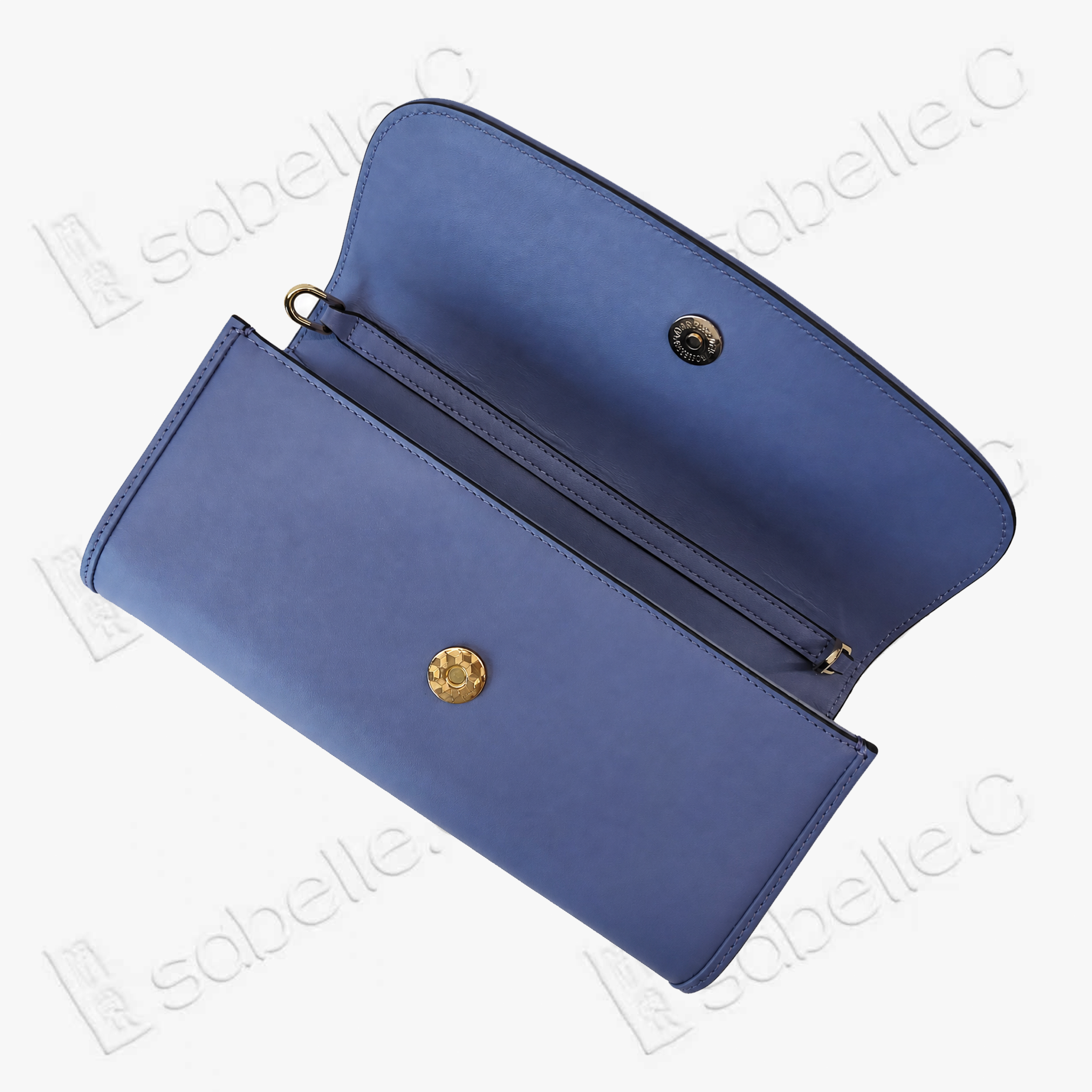 Kesi Leather‑Trim Clutch - 緙絲牛皮手拿包