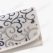 Kesi Leather‑Trim Clutch （Black / White） - 緙絲牛皮手拿包