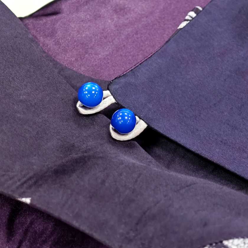 Vintage Silk Jacquard Sleeveless Vest Set